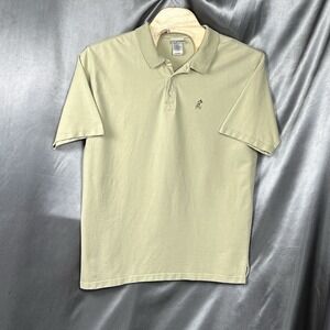 Disneyland Resort Mickey Mouse Polo Shirt Men's XXXL Khaki Green Embroidered VTG
